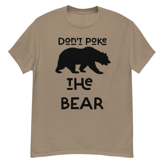 Don't poke the Bear classic tee (black design)